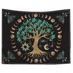 Tree Of Life Moon Phase Mandala Tapestry W:1300 x L:1500mm